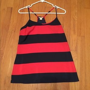Size 2 JCrew Racerback camisole - navy poppy